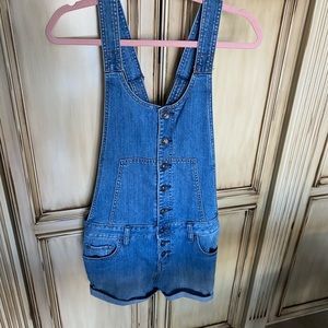 Free People short overalls